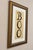 Gothic “Boo” Halloween Wall Art in Ornate Gilded Wood Frame, 28.5” For Sale In Houston - Image 6 of 9