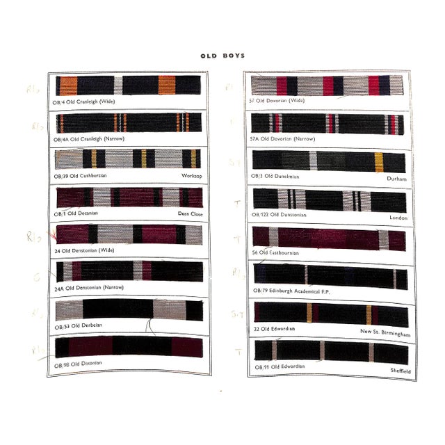 "Club Colours: Old Boys, University, Club and Regimental Colours" 1956 For Sale - Image 11 of 18