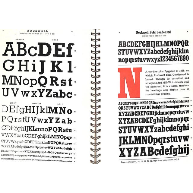 "A Book of Typefaces" 1952 For Sale In New York - Image 6 of 10
