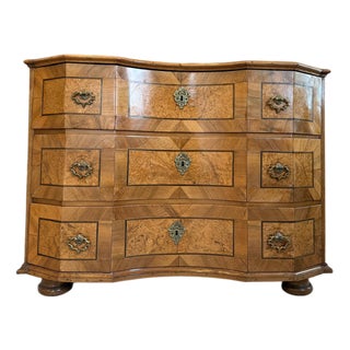 Baroque Chest of Drawers in Pine For Sale
