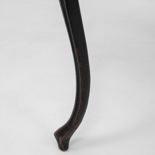 1880s French Wood Black Patinated Side Table For Sale - Image 13 of 18
