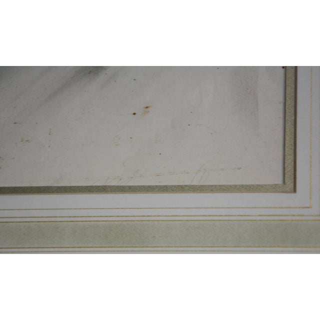 1960s Midcentury Framed Venetian Watercolor Artist Signed For Sale - Image 5 of 9