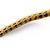 Vintage Diamond Onyx 18k Yellow Gold Tennis Bracelet For Sale In Los Angeles - Image 6 of 6