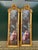 Wood 1970s French Louis XVI Gold Beech Fabric Frames 2pc For Sale - Image 7 of 18