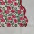 Handmade Scalloped Christmas Flower Tree Skirt with Red Piping For Sale - Image 4 of 4