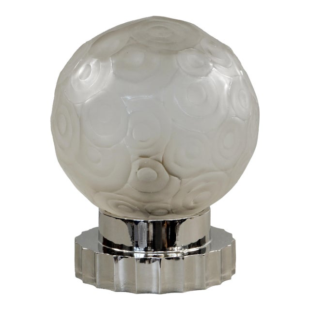 1930s Marius Sabino French Art Deco Table Lamp For Sale