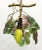 Art Glass Grape Pendant Lamp, 20th Century For Sale - Image 5 of 12
