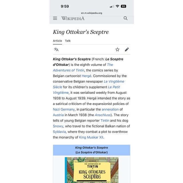 1990s Tin Tin Illustration Poster For Sale - Image 11 of 12