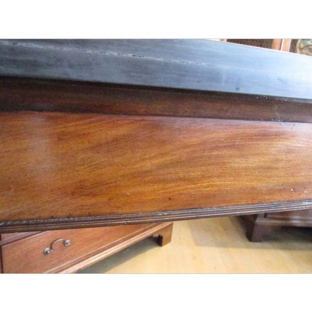 Regency Mahogany and Marble Specimen Console Table For Sale In Boston - Image 6 of 7