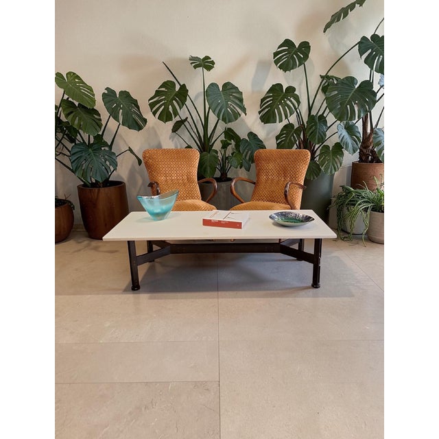 1960s Marble and Wood Coffee Table by Ico Parisi, Italy, 1960s For Sale - Image 5 of 10