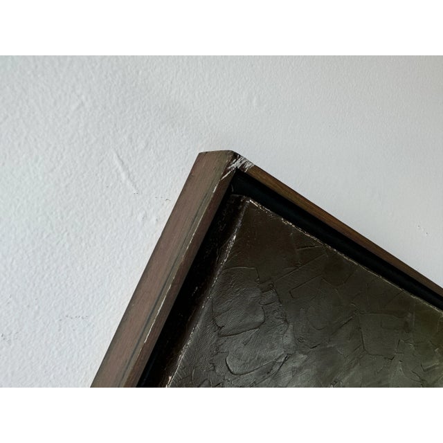 Vintage Galan Oil Potrait Painting of a Man With Hat, Framed For Sale - Image 9 of 12