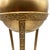 1950s Art Nouveau Style Brass Orb With Embossed Pedistal Desktop Sculpture For Sale In Los Angeles - Image 6 of 9