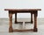 Country French Provincial Hardwood Farmhouse Trestle Dining Table For Sale In Sacramento - Image 6 of 12