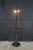 Antique English Oak Barley Twisted Library Floor Lamp Side End Table For Sale - Image 17 of 18