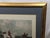 English Large Vintage “The Earl of Derby’s Stag Hounds” Equestrian Artwork, Custom Framed Blue, Cream, Red For Sale - Image 3 of 18