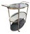 Global Views Modern Nickel Plated Arbor Bar Cart For Sale - Image 4 of 5