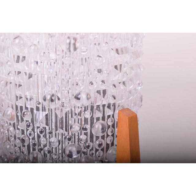 Mid-Century Table Lamp in Beech by Drevo Humpolec, Czech, 1960s For Sale - Image 3 of 7