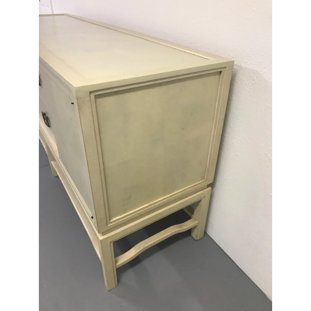 Arthur Elrod 1960’s Vintage White Washed Sideboard by Arthur Elrod For Sale - Image 4 of 10