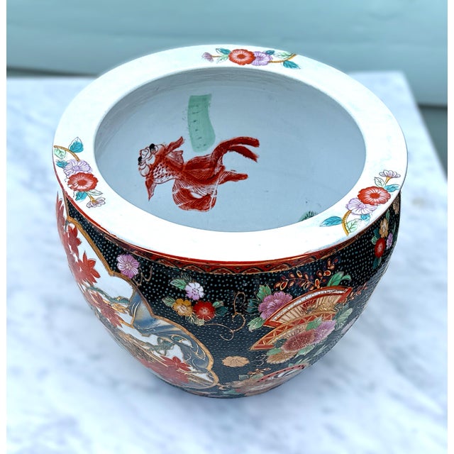 Fish Bowl Planter With Stand For Sale - Image 4 of 9