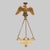 19th Century 19th Century Late Regency Alabaster and Giltwood Chandelier For Sale - Image 5 of 5