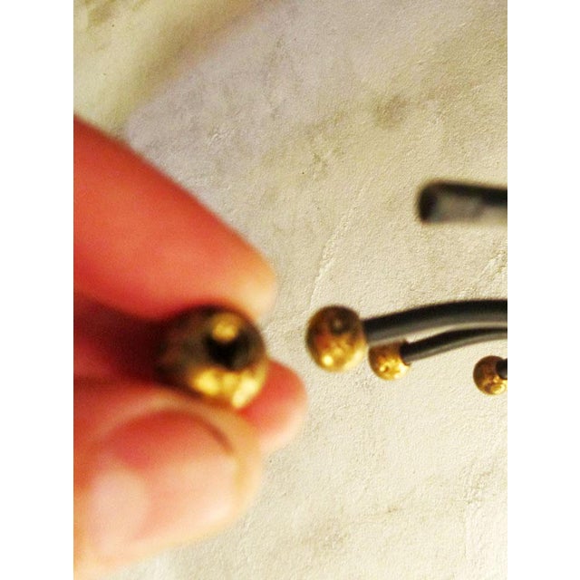 Wall Light Sconces attributed to Angelo Lelii for Arredoluce, Italy, 1950s, Set of 2 For Sale - Image 9 of 12