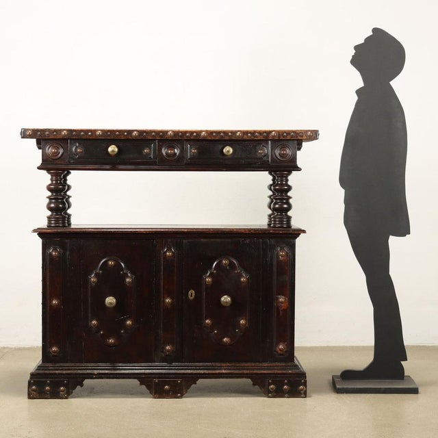 Sideboard with Stand in Walnut For Sale - Image 10 of 12