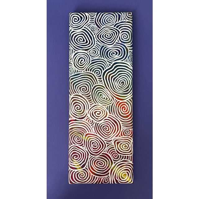 2020s Painting - Aboriginal Style Geometric For Sale - Image 5 of 8