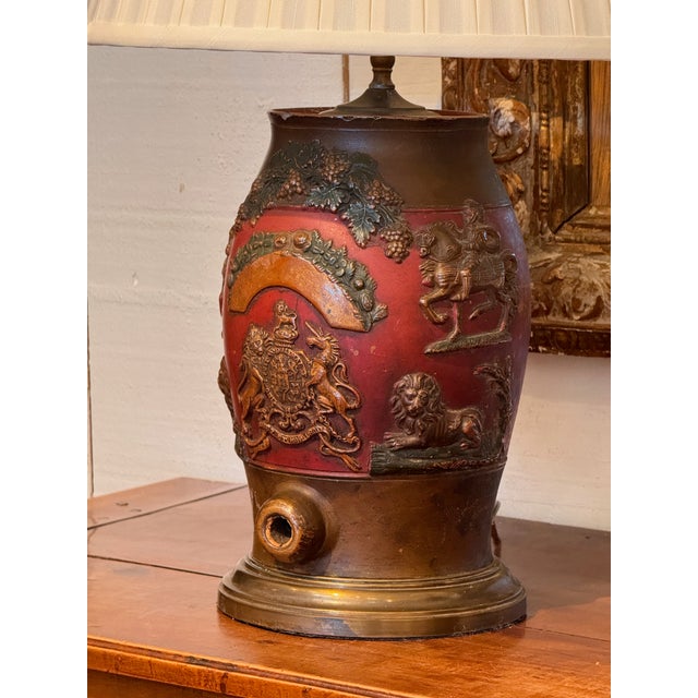 19th Century Whisky Cask Lamps - a Pair For Sale - Image 11 of 16