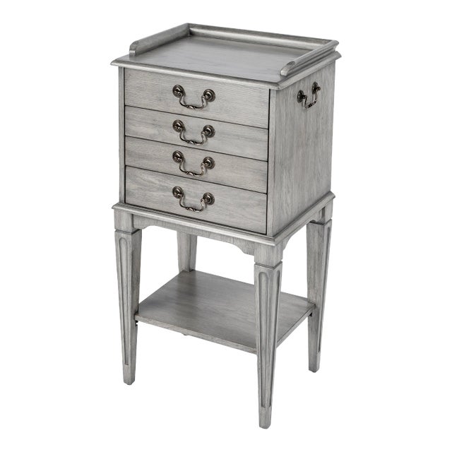 Hardwick 4 Drawer Chest, Gray For Sale