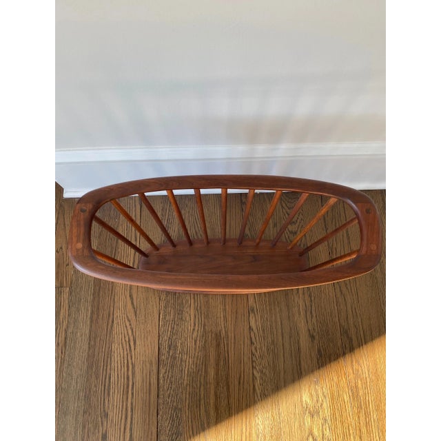 1960s 1960s Arthur Umanoff Walnut Magazine Rack For Sale - Image 5 of 10
