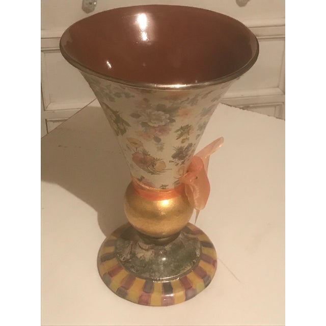 Vintage 1990s Mackenzie Childs Collectible Vase Chairish