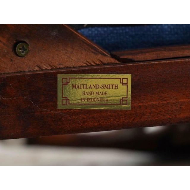 Pair of Maitland Smith Mahogany Dining Chairs For Sale - Image 18 of 18