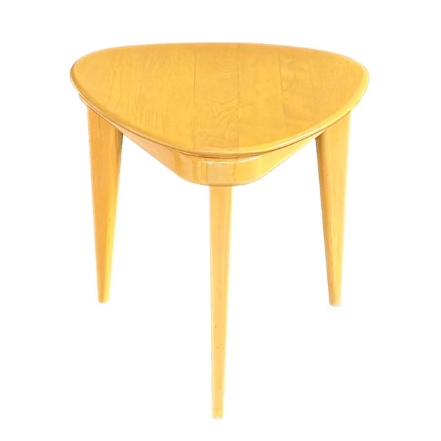 Heywood Wakefield 1950s Maple Guitar-Pick Side Table For Sale In San Francisco - Image 6 of 6