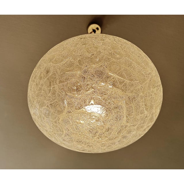 Vintage Murano Glass Pendant Light from Doria, 1970s For Sale - Image 13 of 17