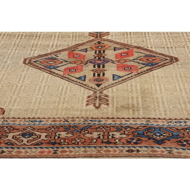 Late 19th Century Late 19th Century Antique Persian Malayer Rug - 06'06 X 11'08 For Sale - Image 5 of 9