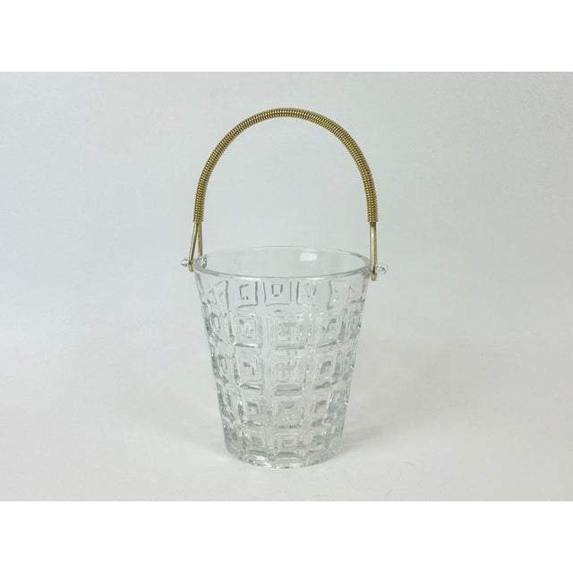 Mid-Century Crystal Ice Bucket from Holmegaard, 1960s For Sale - Image 6 of 6