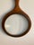 Large Antique Mahogany Magnifying Glass For Sale - Image 5 of 11