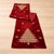 Contemporary Embroidered Pine Tree Table Runner 72"L For Sale - Image 3 of 4