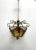 Brutalist Hanging Light in Murano Glass and Wrought Iron, 1960 For Sale - Image 6 of 7