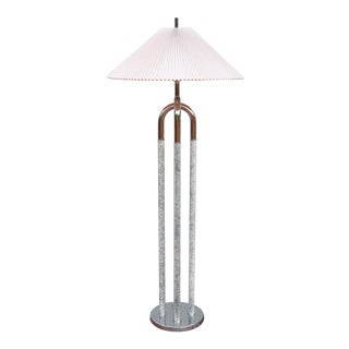 Mid Century Modern Chrome Floor Lamp For Sale