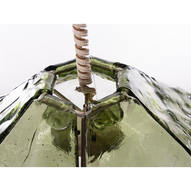 Petal Pendant Lamp in Murano Glass from Mazzega, Italy, 1960s For Sale - Image 9 of 11