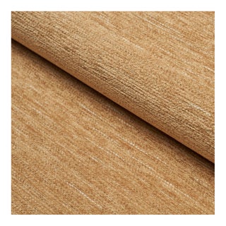 Sample - Schumacher Corbin Performance Chenille Fabric In Burnt Orange For Sale