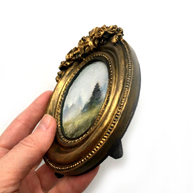 Framed Painting Mist Landscape by Valeriya Serova For Sale - Image 4 of 5