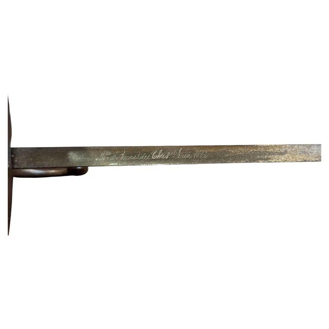 French Trench Art Bayonet Gueridon Table for Cocktails or Wine For Sale In Austin - Image 6 of 10