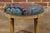 French Neoclassical Style 1920s Painted Stool with Carved Apron and Fluted Legs For Sale - Image 11 of 12