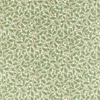 Morris & Co Oak Fabric in Forest/Cream For Sale