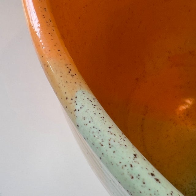 Handmade Pottery Large Speckled Stoneware Serving Bowl, Signed Mark Boka For Sale - Image 13 of 16