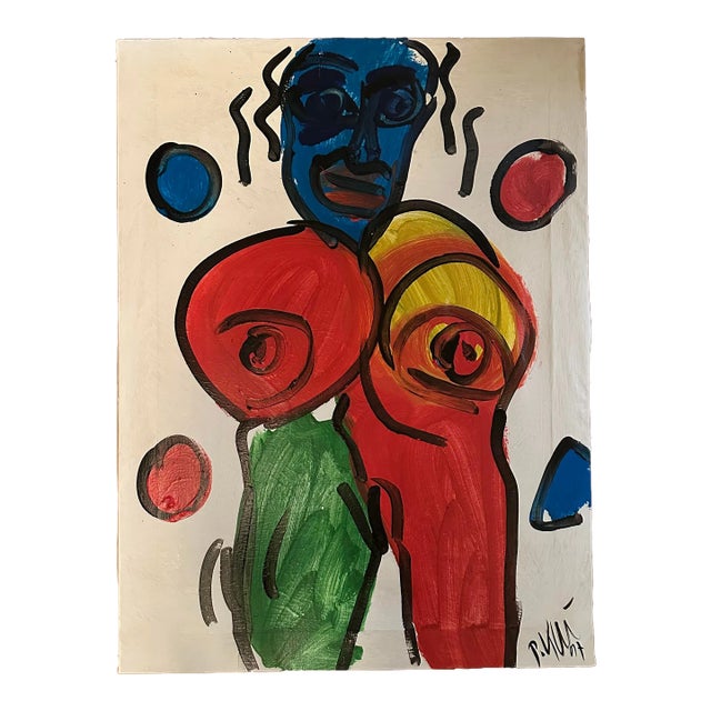 Peter Keil Original Painting, 1997 - Junge Wilde Collection For Sale