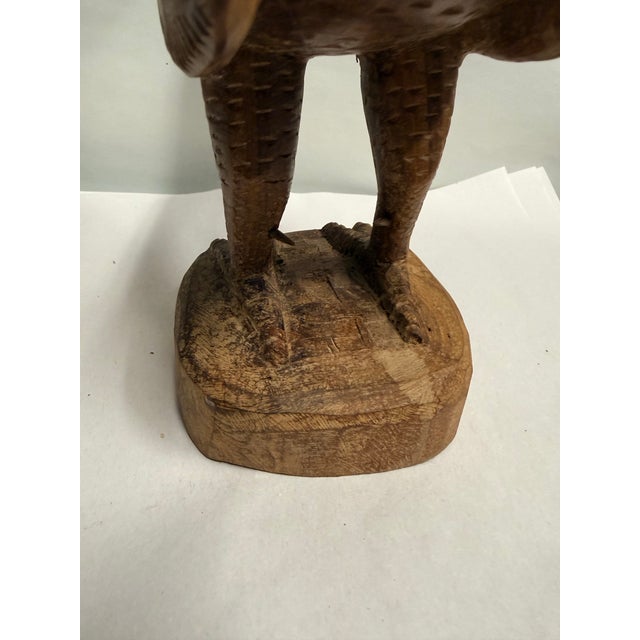 Wood Primitive Wooden Chicken For Sale - Image 7 of 8