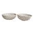 Italian Hand-Weaved Ceramic Bowls , Pair For Sale